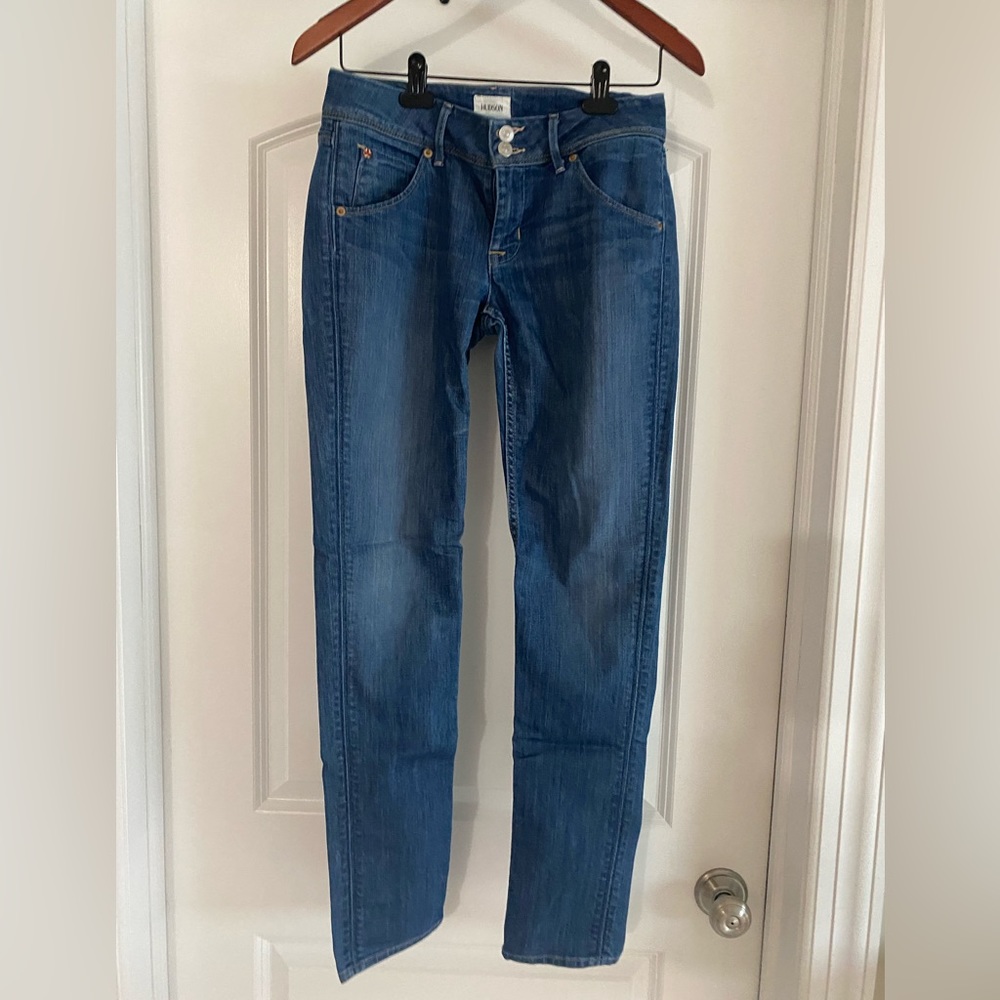 Hudson Collin Flap Skinny Jeans.